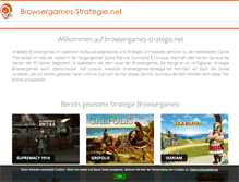 Tablet Screenshot of browsergames-strategie.net